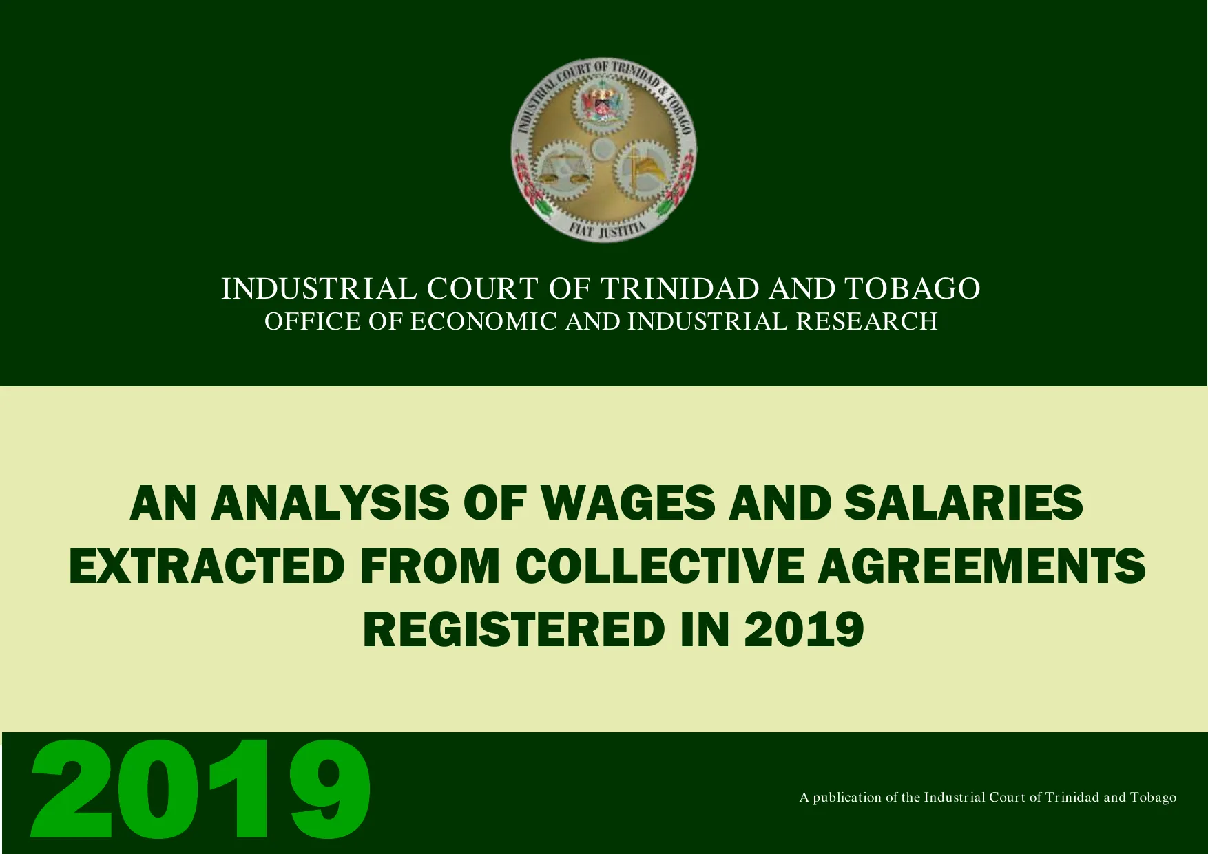An Analysis of Wages and Salaries - Registered in 2019