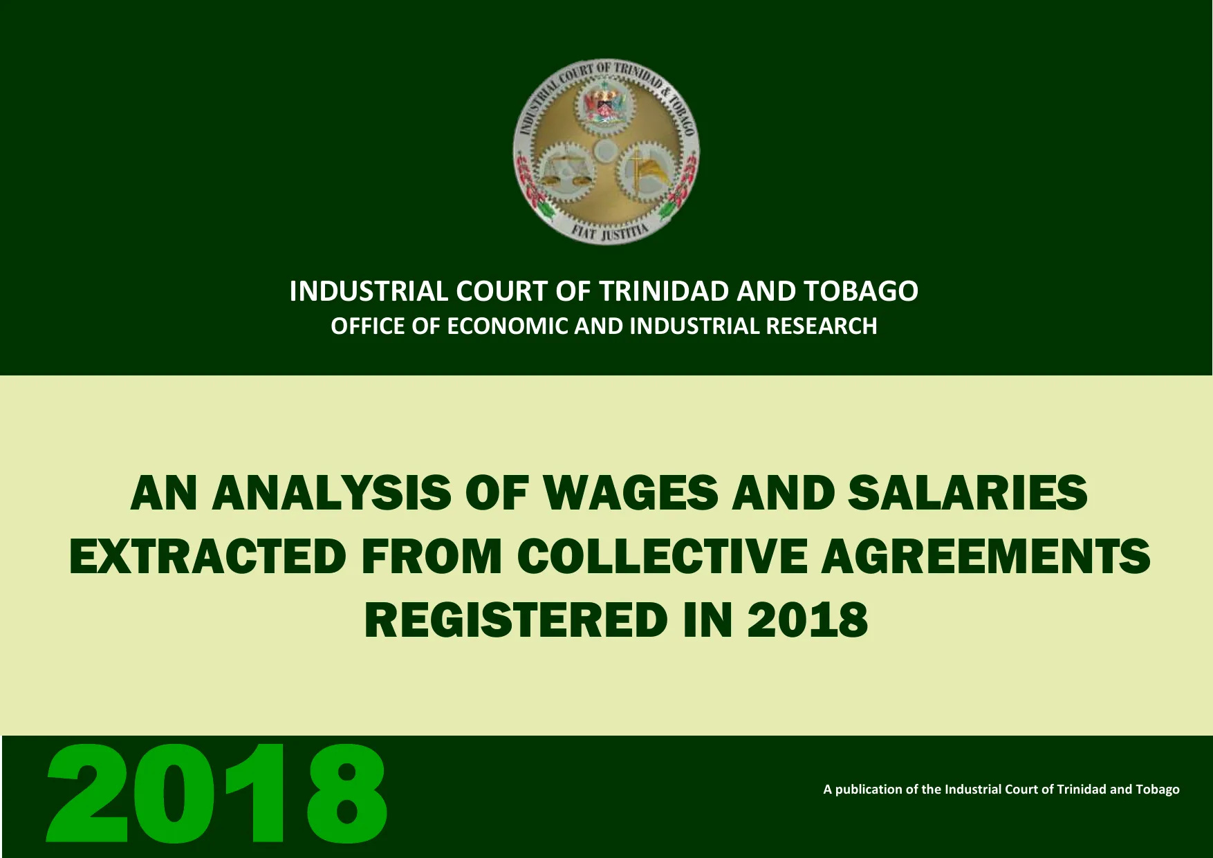 An Analysis of Wages and Salaries - Registered In 2018