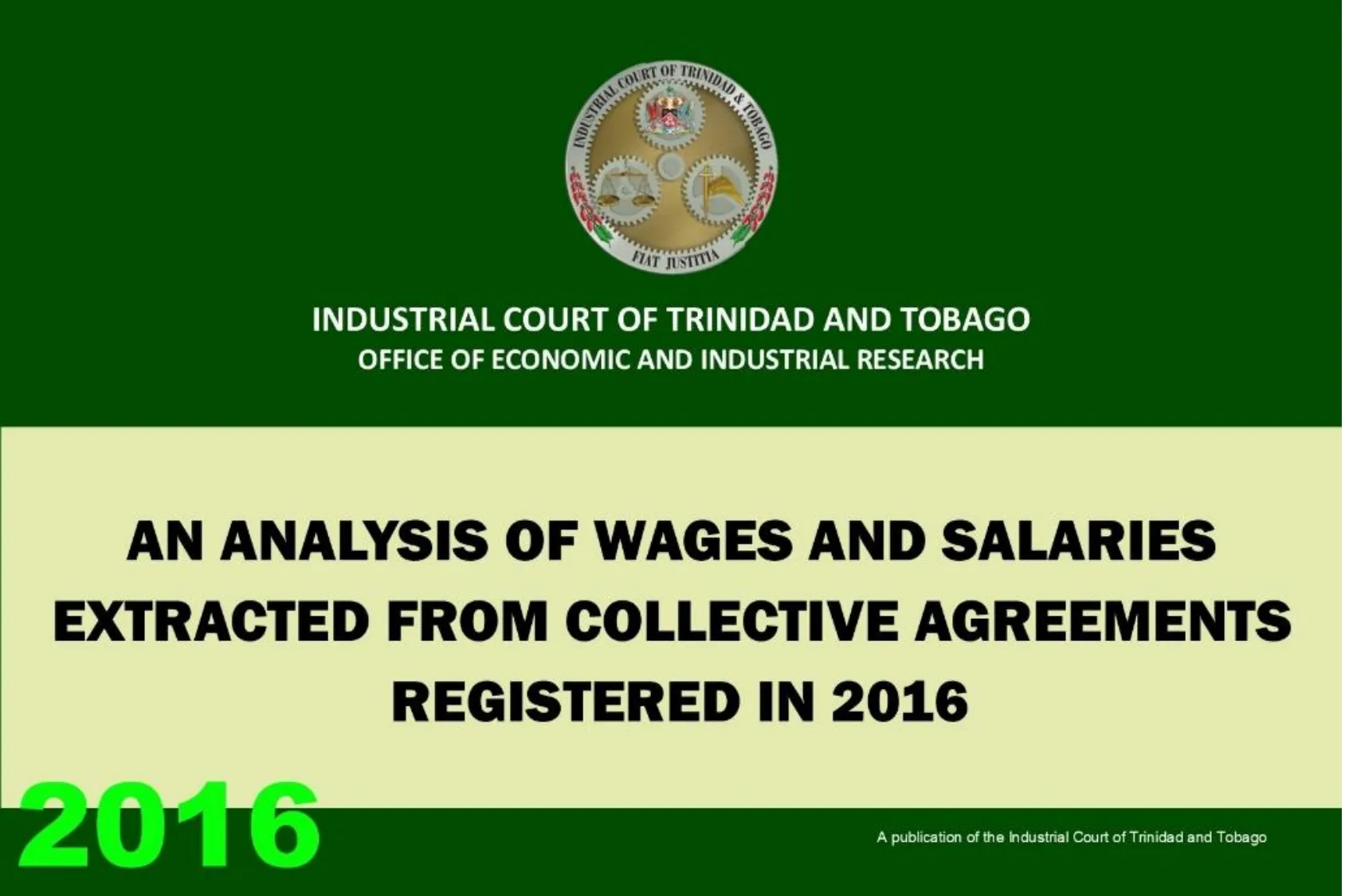An Analysis of Wages and Salaries - Registered In 2016